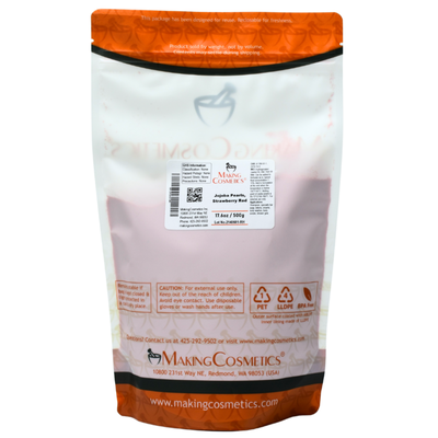 Jojoba Pearls, Strawberry Red